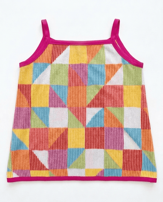 The Dolly Daydream Patchwork Top - Rhett and Grace Co.
