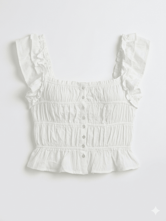The Honeysuckle Smocked top - Rhett and Grace Co.