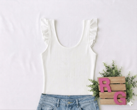 “Grace Upon Grace” Ruffle Bodysuit - Rhett and Grace Co.