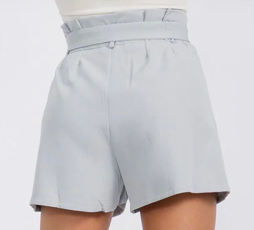 Sweet Magnolia High - Waisted Tie Shorts - Rhett and Grace Co.