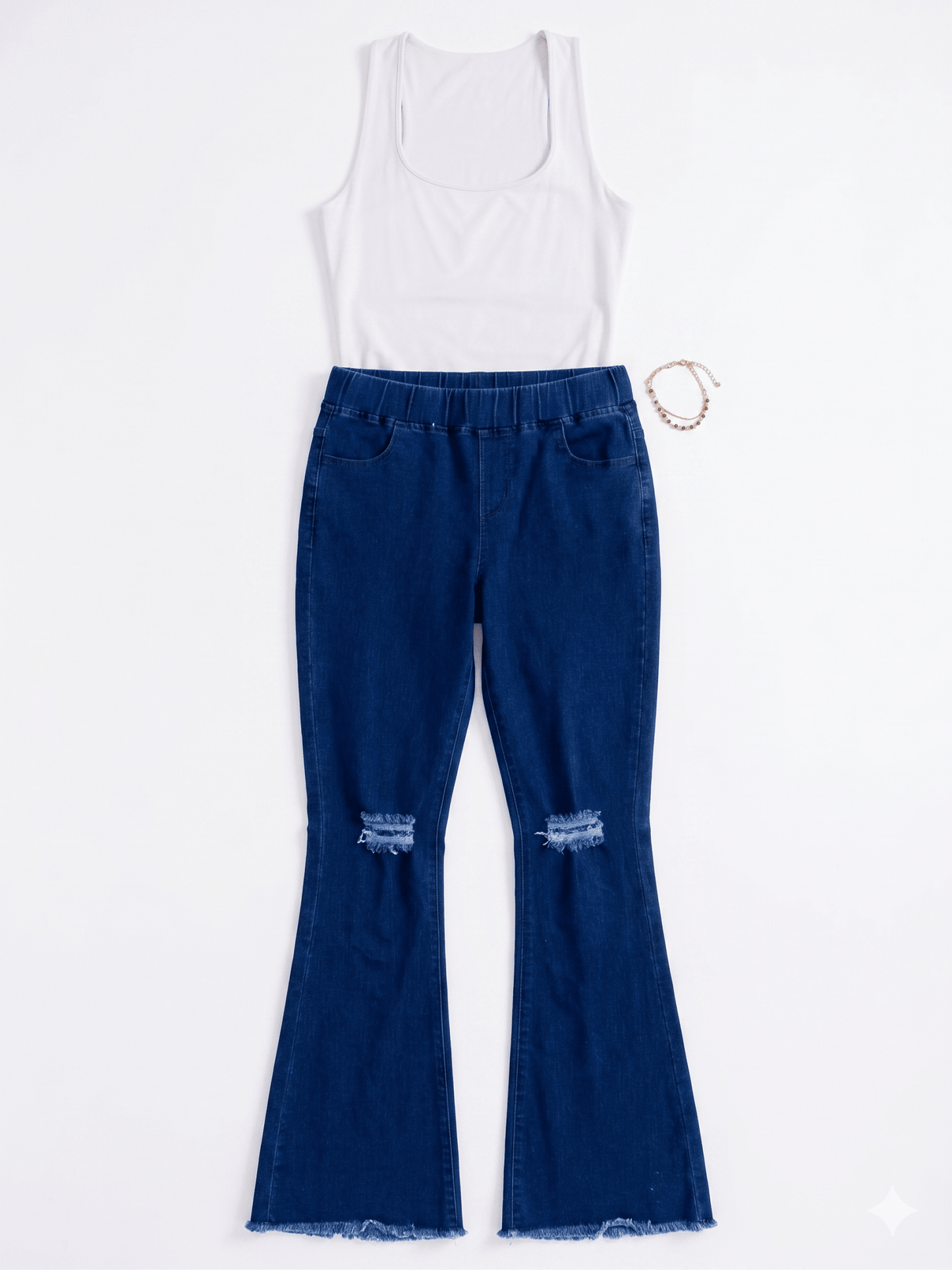 The Blue Ridge Distressed Denim - Rhett and Grace Co.