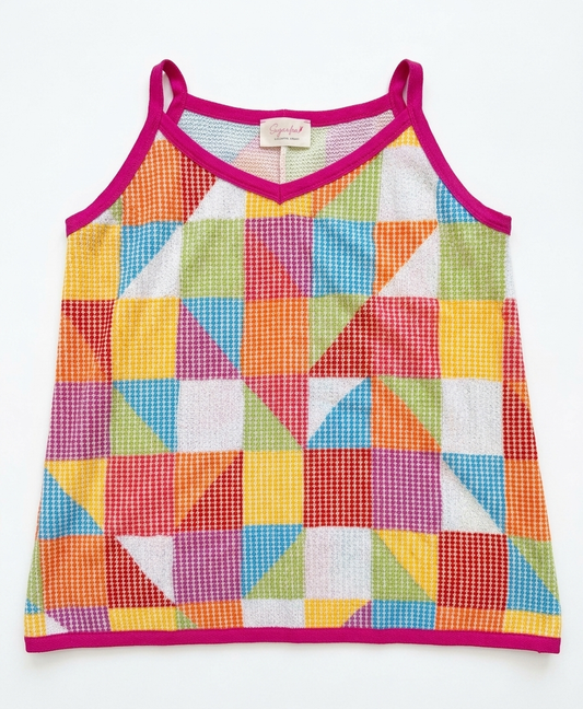 The Dolly Daydream Patchwork Top - Rhett and Grace Co.
