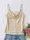 Peaches & Pearls Satin Camisole - Rhett and Grace Co.