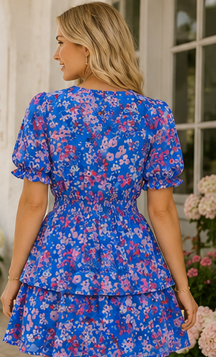 The Magnolia Blossom Tiered Mini - Rhett and Grace Boutique