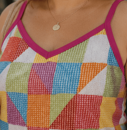 The Dolly Daydream Patchwork Top - Rhett and Grace Boutique