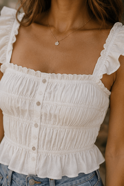 The Honeysuckle Smocked top - Rhett and Grace Boutique